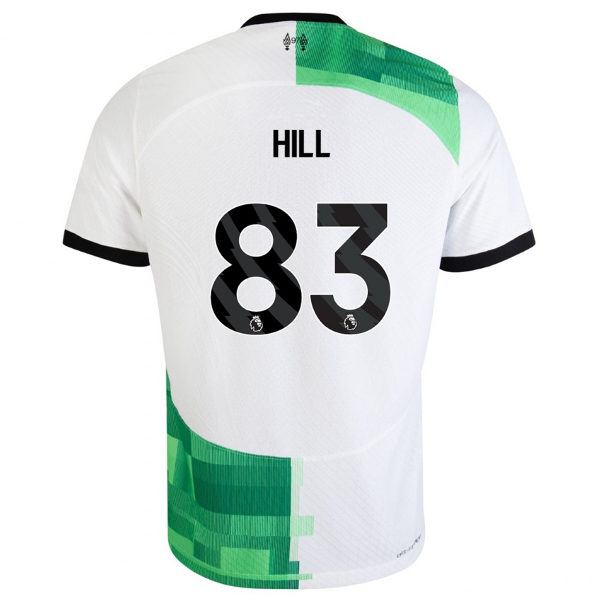 Herren Thomas Hill #83 Weiß Grün Auswärtstrikot Trikot 2023/24 T-Shirt Österreich