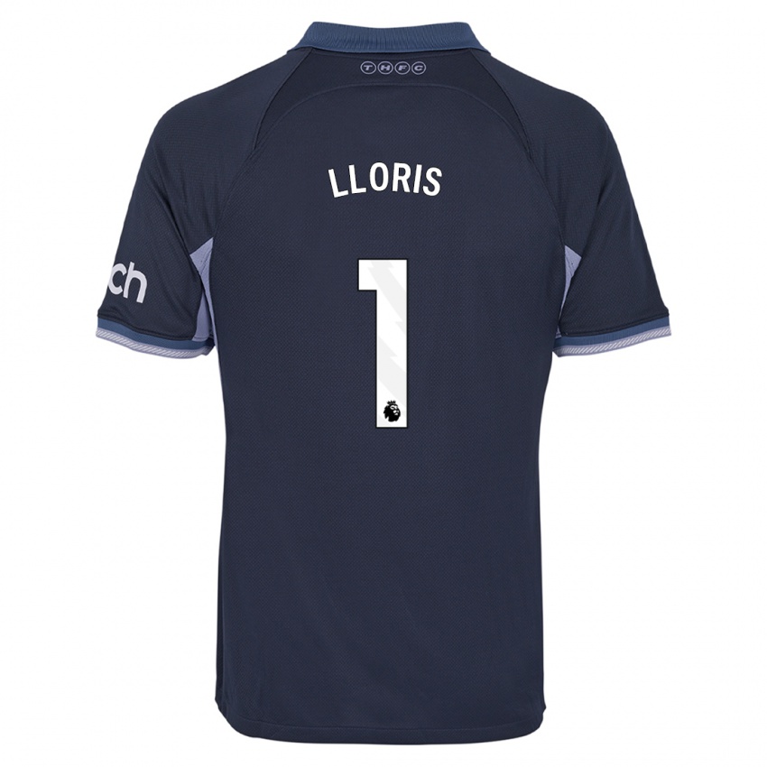 Herren Hugo Lloris #1 Dunkelblau Auswärtstrikot Trikot 2023/24 T-Shirt Österreich