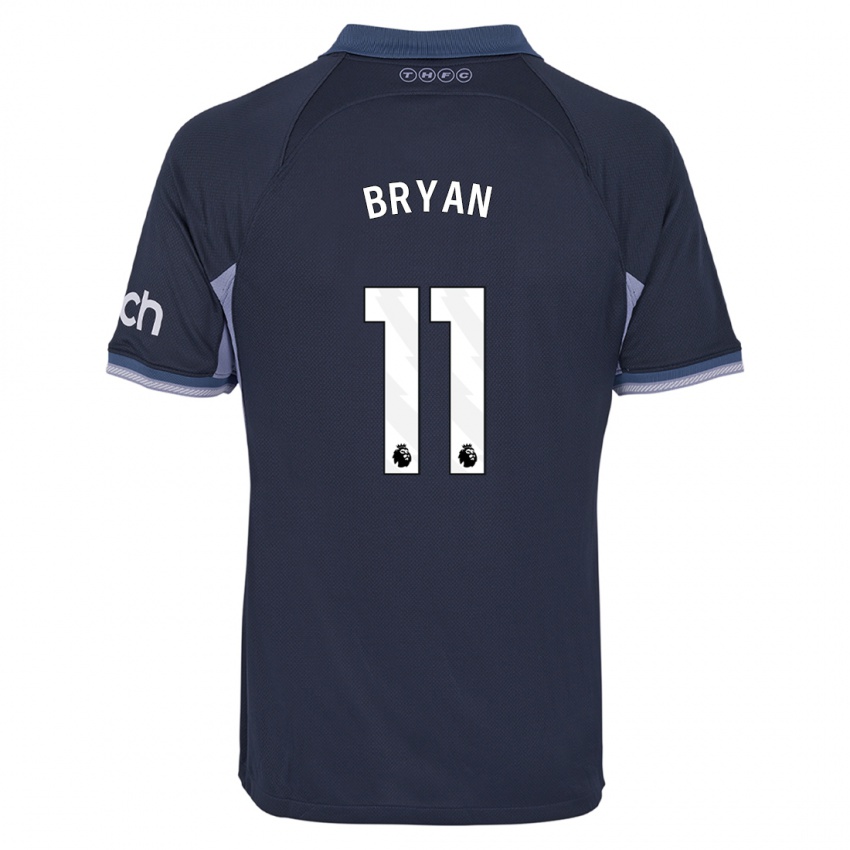 Herren Bryan Gil #11 Dunkelblau Auswärtstrikot Trikot 2023/24 T-Shirt Österreich
