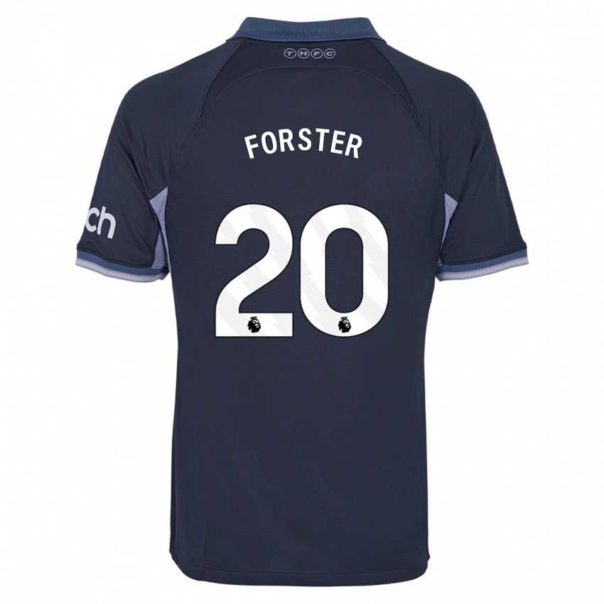 Herren Fraser Forster #20 Dunkelblau Auswärtstrikot Trikot 2023/24 T-Shirt Österreich