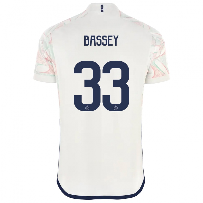 Herren Calvin Bassey #33 Weiß Auswärtstrikot Trikot 2023/24 T-Shirt Österreich