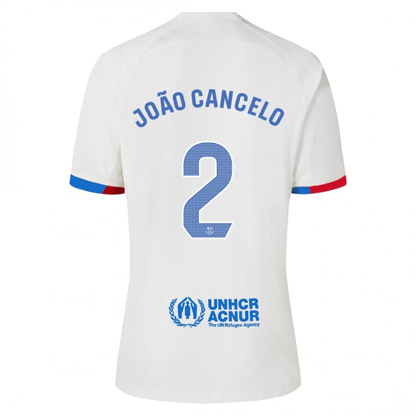 Herren Joao Cancelo #2 Weiß Auswärtstrikot Trikot 2023/24 T-Shirt Österreich