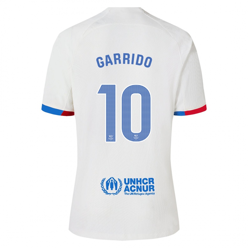 Herren Aleix Garrido #10 Weiß Auswärtstrikot Trikot 2023/24 T-Shirt Österreich