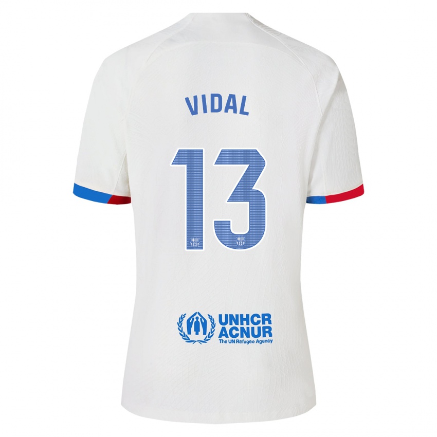 Herren Marc Vidal #13 Weiß Auswärtstrikot Trikot 2023/24 T-Shirt Österreich