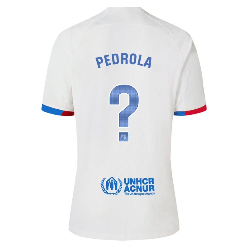 Herren Estanis Pedrola #0 Weiß Auswärtstrikot Trikot 2023/24 T-Shirt Österreich