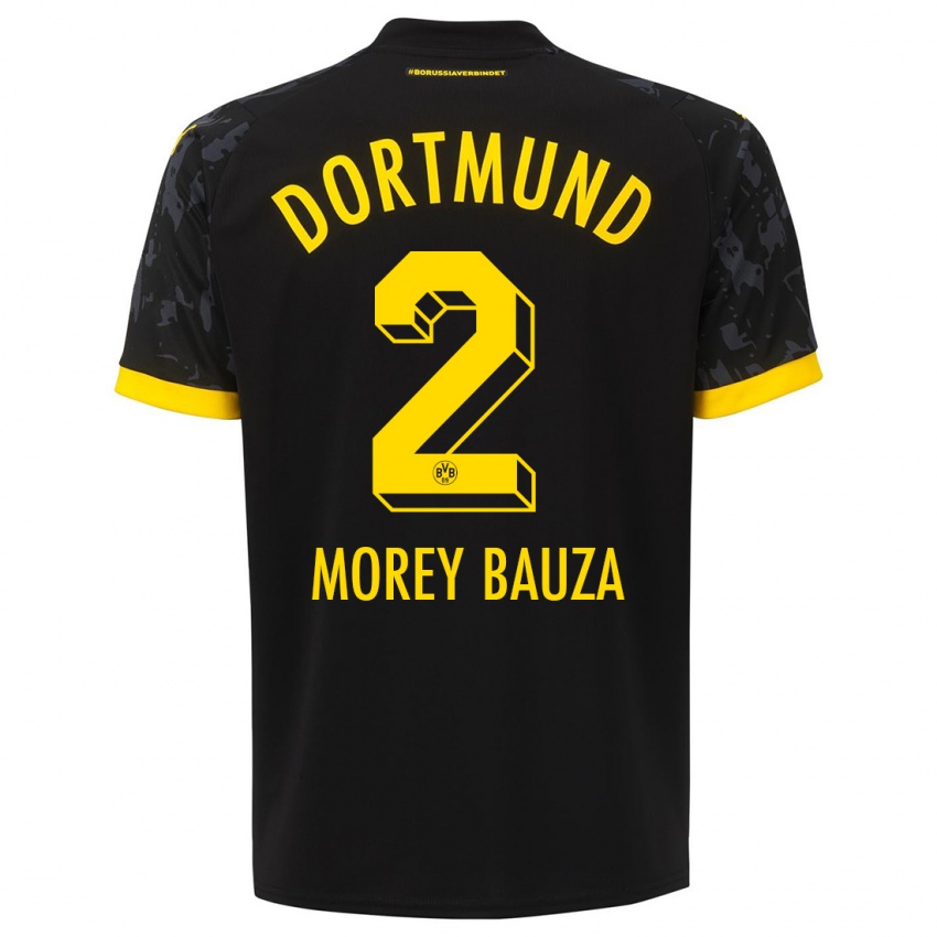 Herren Mateu Morey Bauza #2 Schwarz Auswärtstrikot Trikot 2023/24 T-Shirt Österreich