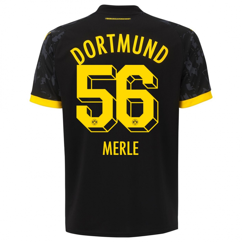 Herren Albers Merle #56 Schwarz Auswärtstrikot Trikot 2023/24 T-Shirt Österreich