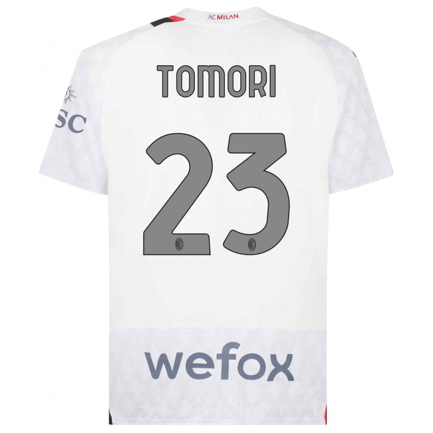Herren Fikayo Tomori #23 Weiß Auswärtstrikot Trikot 2023/24 T-Shirt Österreich
