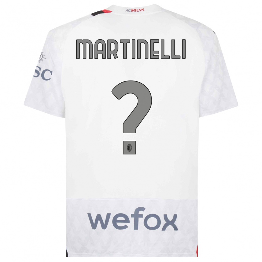 Herren Riccardo Martinelli #0 Weiß Auswärtstrikot Trikot 2023/24 T-Shirt Österreich