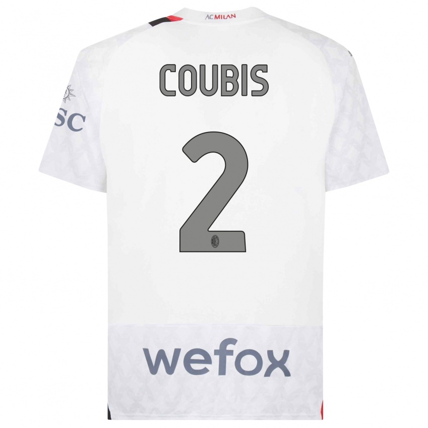 Herren Andrei Coubis #2 Weiß Auswärtstrikot Trikot 2023/24 T-Shirt Österreich