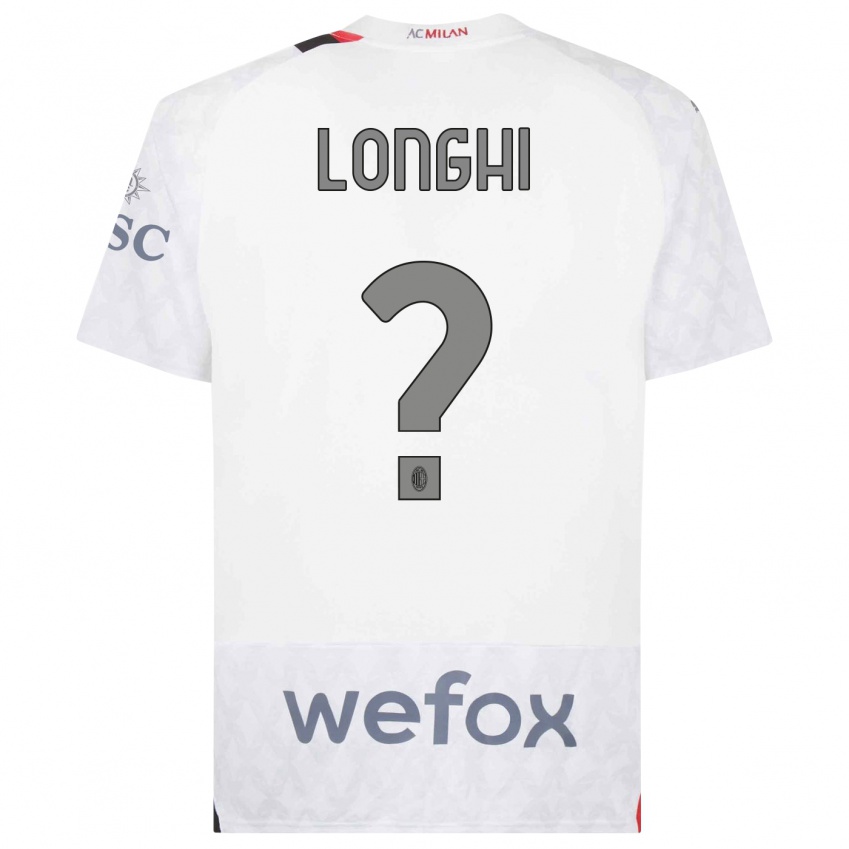 Herren Jordan Longhi #0 Weiß Auswärtstrikot Trikot 2023/24 T-Shirt Österreich