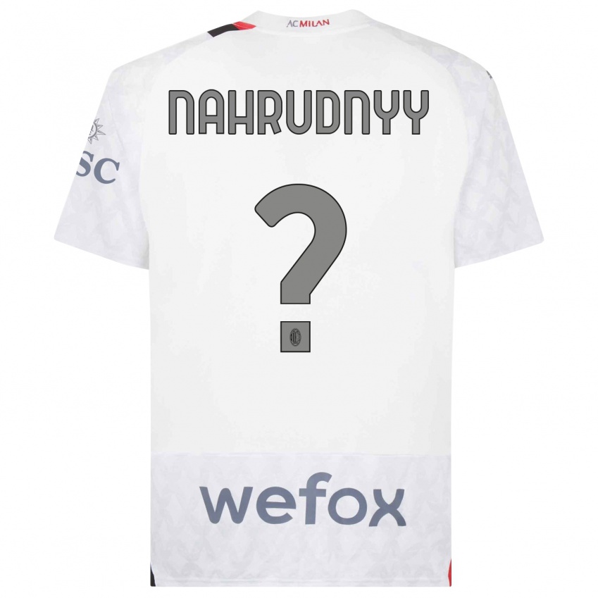 Herren Vladislav Nahrudnyy #0 Weiß Auswärtstrikot Trikot 2023/24 T-Shirt Österreich