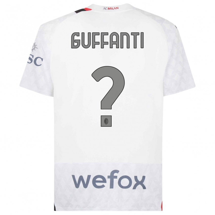 Herren Alessandro Guffanti #0 Weiß Auswärtstrikot Trikot 2023/24 T-Shirt Österreich