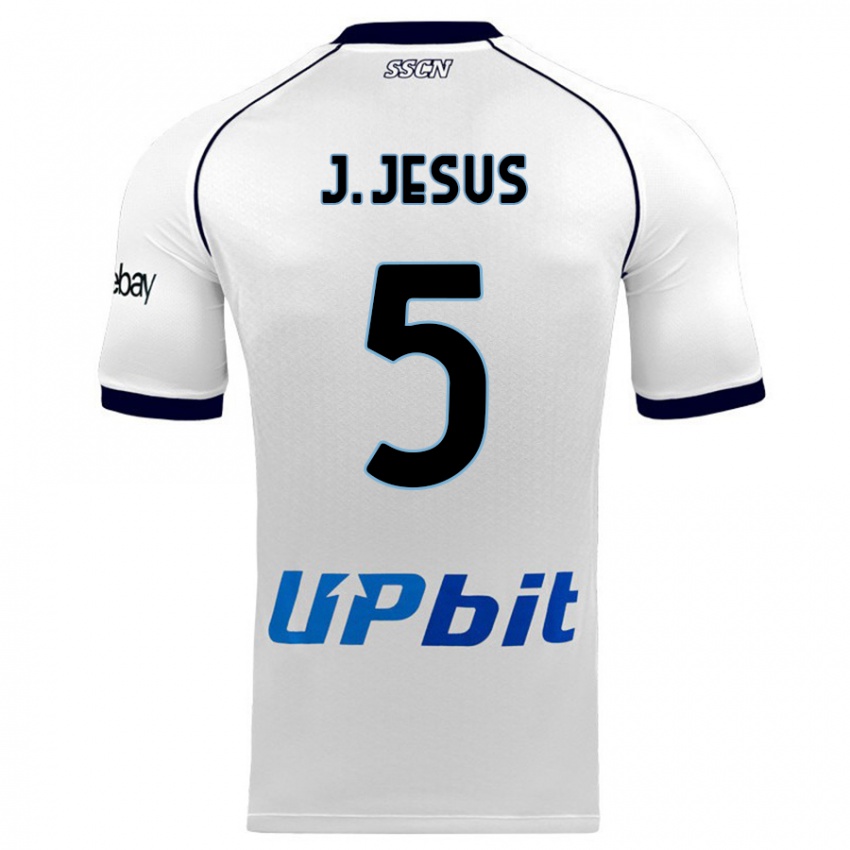 Herren Juan Jesus #5 Weiß Auswärtstrikot Trikot 2023/24 T-Shirt Österreich