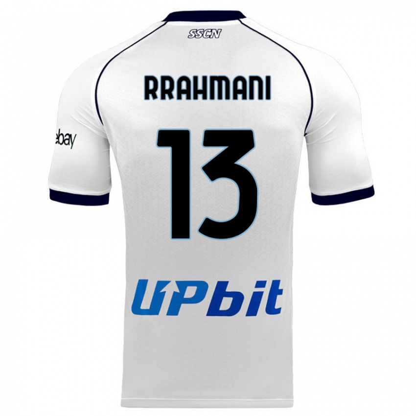 Herren Amir Rrahmani #13 Weiß Auswärtstrikot Trikot 2023/24 T-Shirt Österreich