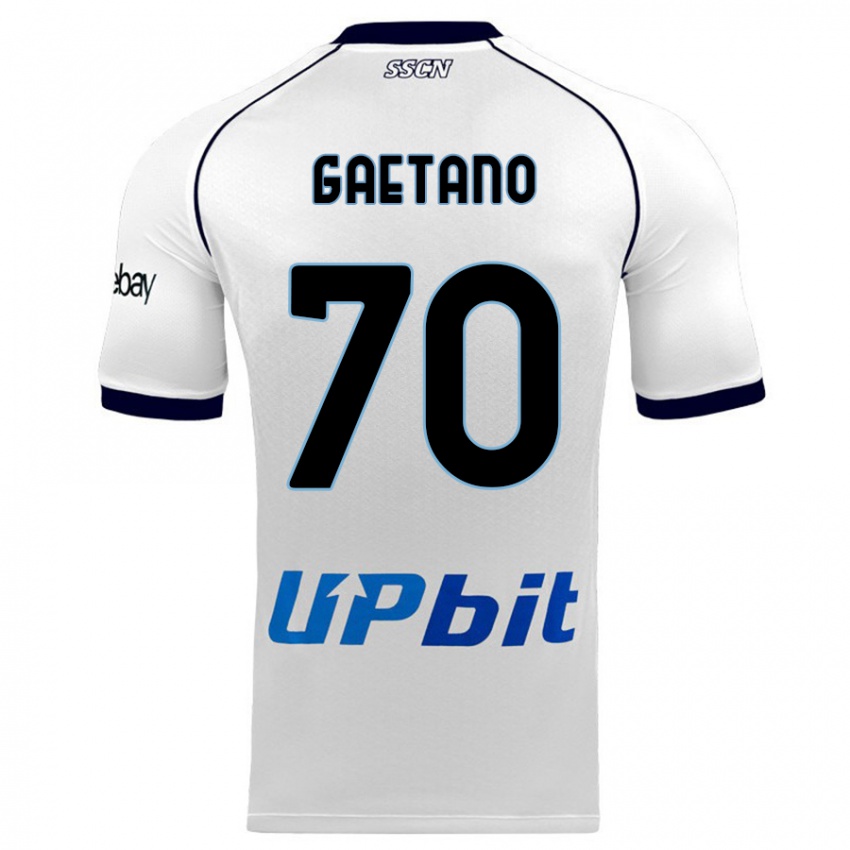 Herren Gianluca Gaetano #70 Weiß Auswärtstrikot Trikot 2023/24 T-Shirt Österreich