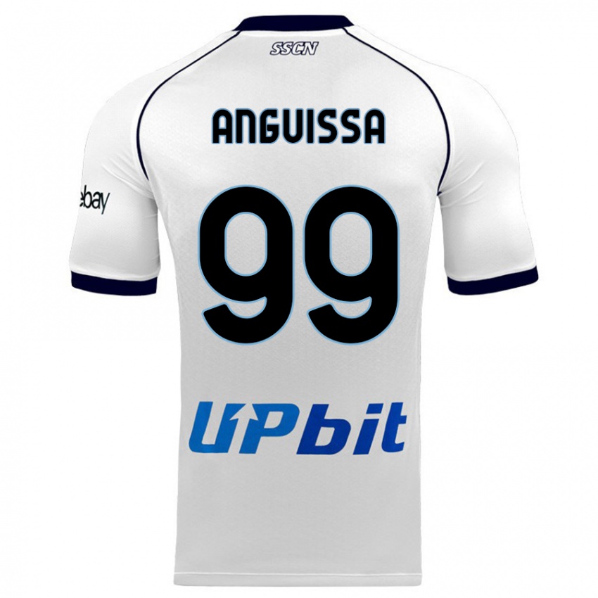 Herren Andre Zambo Anguissa #99 Weiß Auswärtstrikot Trikot 2023/24 T-Shirt Österreich
