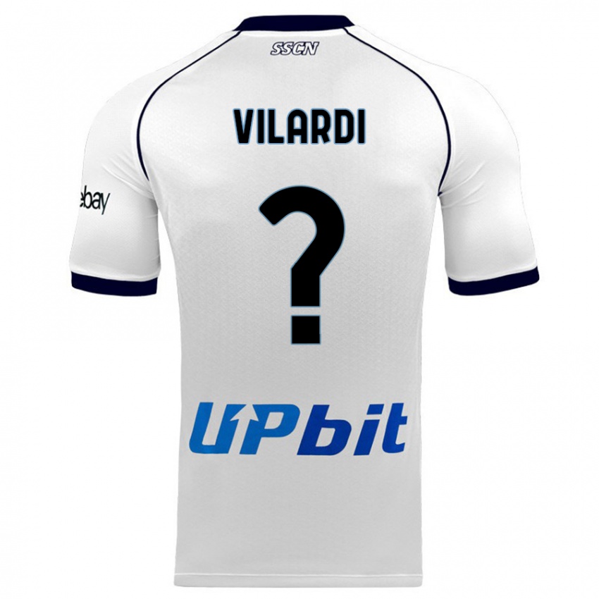 Herren Mario Vilardi #0 Weiß Auswärtstrikot Trikot 2023/24 T-Shirt Österreich