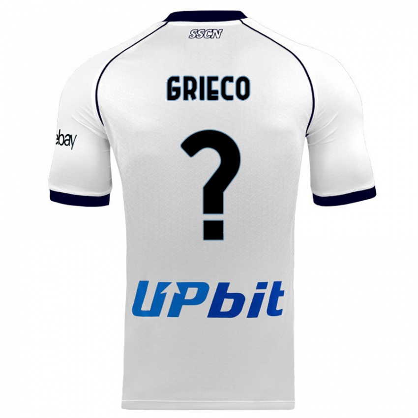 Herren Alessandro Grieco #0 Weiß Auswärtstrikot Trikot 2023/24 T-Shirt Österreich