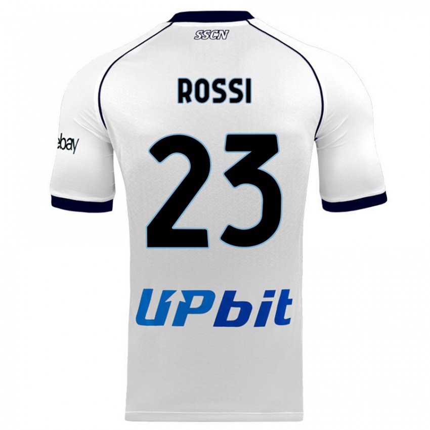 Herren Leonardo Rossi #23 Weiß Auswärtstrikot Trikot 2023/24 T-Shirt Österreich