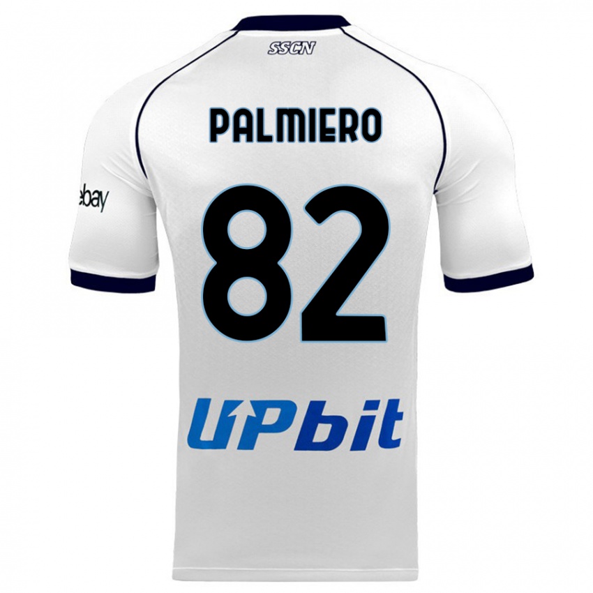 Herren Luca Palmiero #82 Weiß Auswärtstrikot Trikot 2023/24 T-Shirt Österreich