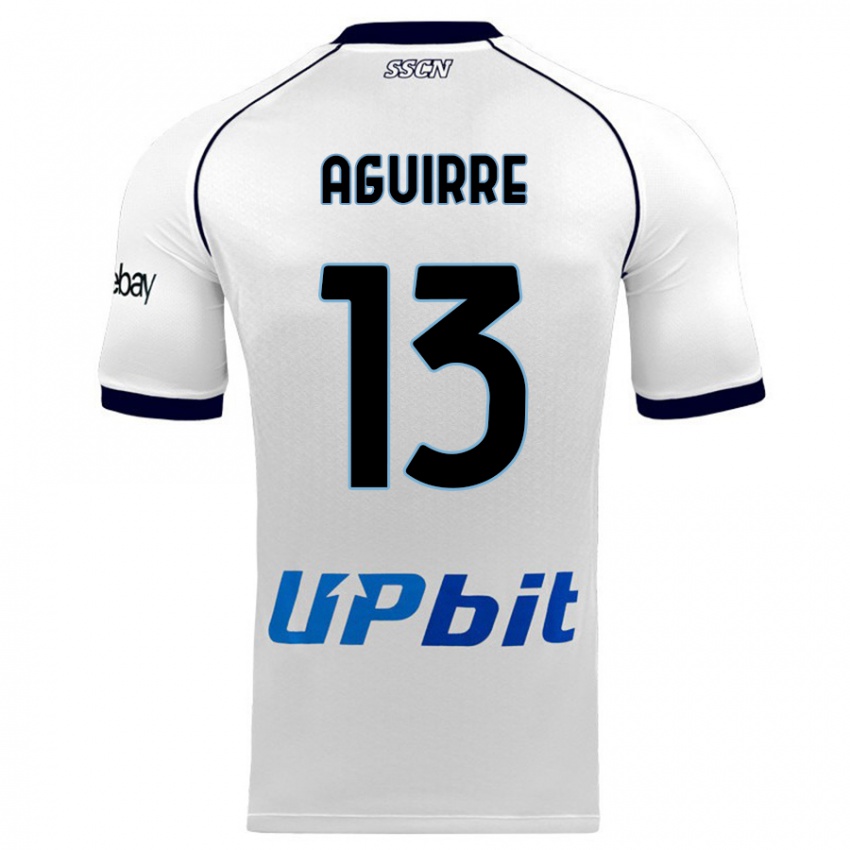 Herren Yolanda Aguirre #13 Weiß Auswärtstrikot Trikot 2023/24 T-Shirt Österreich