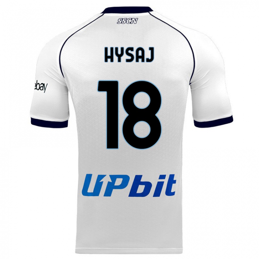Herren Daniel Hysaj #18 Weiß Auswärtstrikot Trikot 2023/24 T-Shirt Österreich