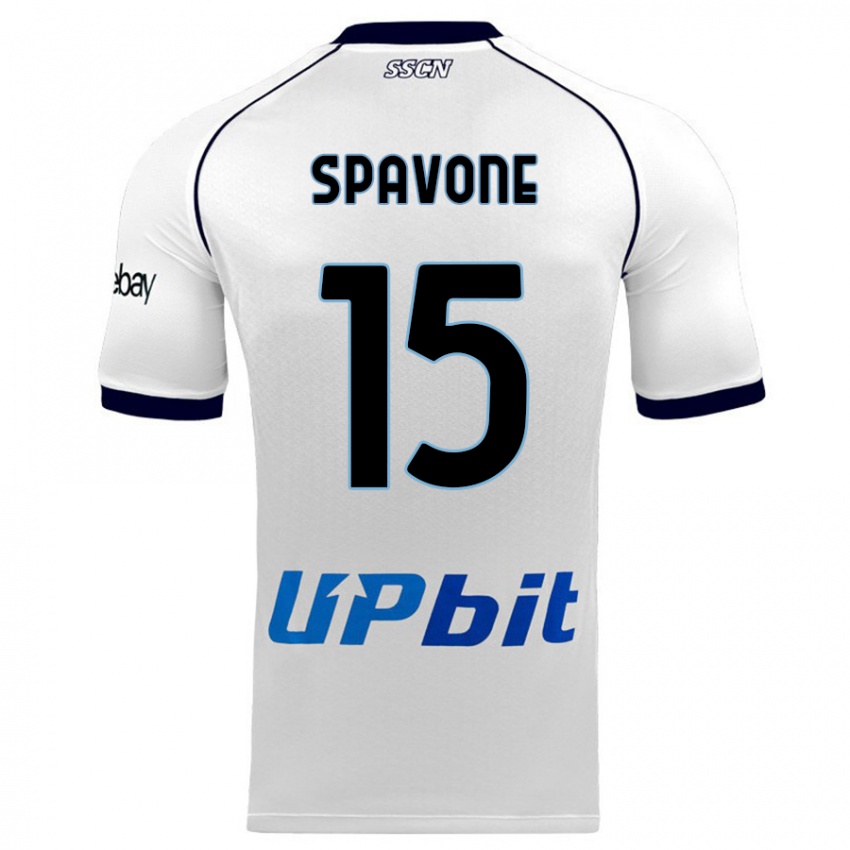 Herren Alessandro Spavone #15 Weiß Auswärtstrikot Trikot 2023/24 T-Shirt Österreich