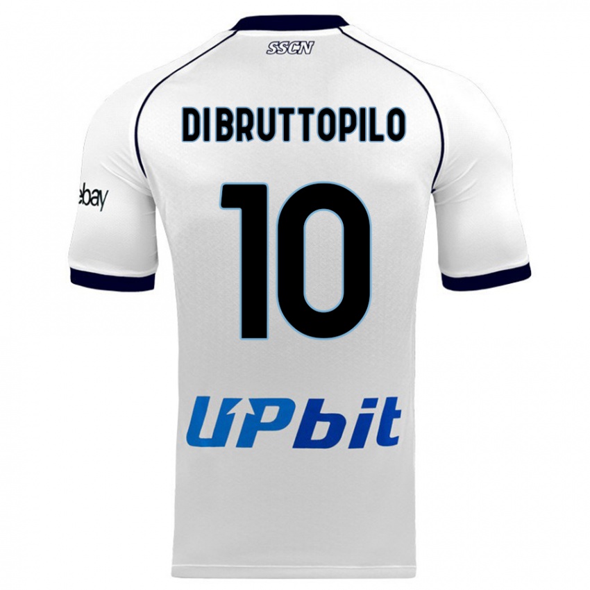 Herren Giuseppe Ambrosino Di Bruttopilo #10 Weiß Auswärtstrikot Trikot 2023/24 T-Shirt Österreich