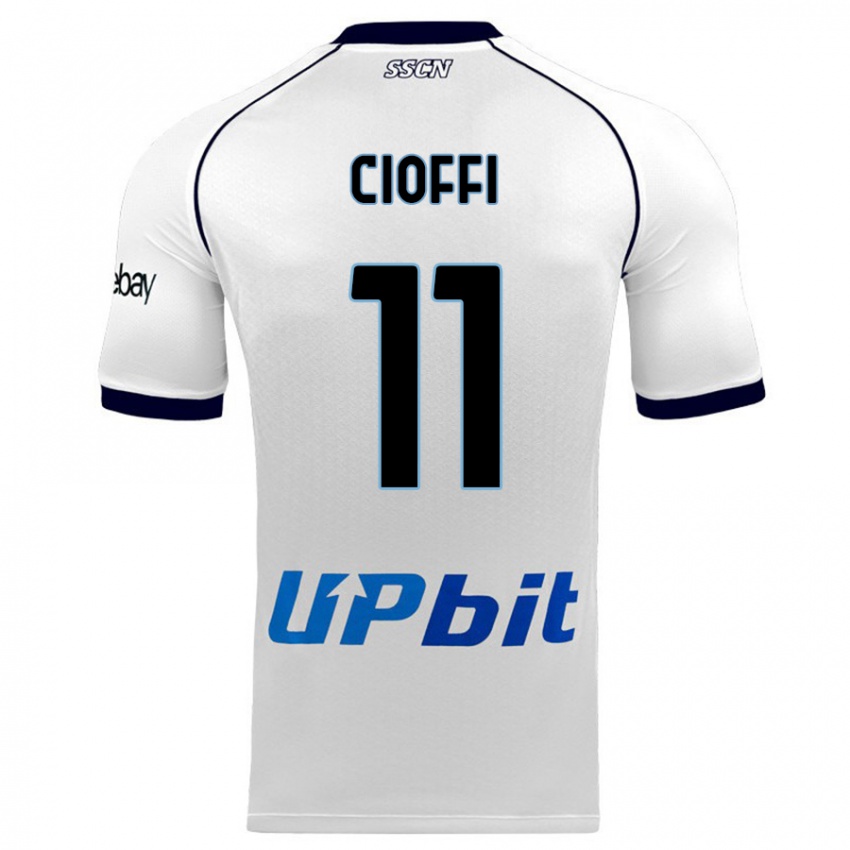 Herren Antonio Cioffi #11 Weiß Auswärtstrikot Trikot 2023/24 T-Shirt Österreich