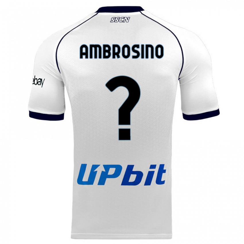 Herren Ambrosino #0 Weiß Auswärtstrikot Trikot 2023/24 T-Shirt Österreich
