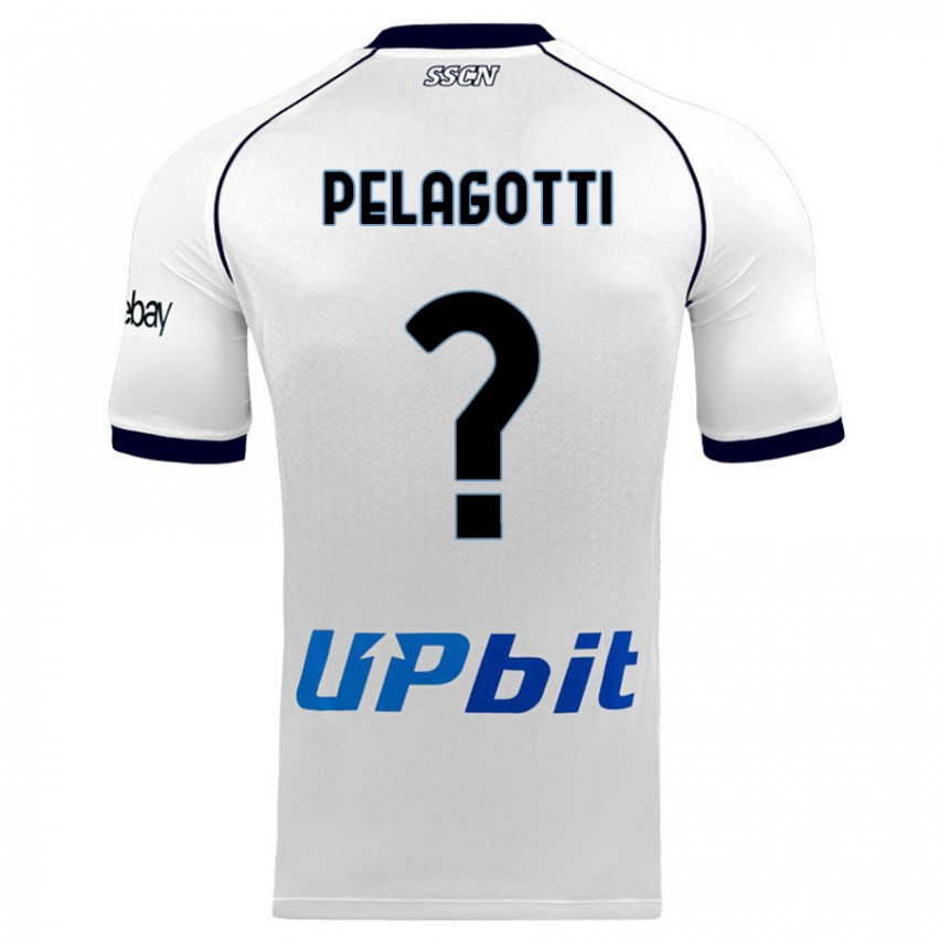 Herren Ludovico Benjamin Pelagotti #0 Weiß Auswärtstrikot Trikot 2023/24 T-Shirt Österreich