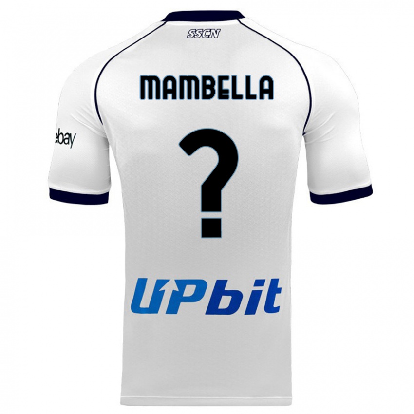 Herren Andrea Mambella #0 Weiß Auswärtstrikot Trikot 2023/24 T-Shirt Österreich