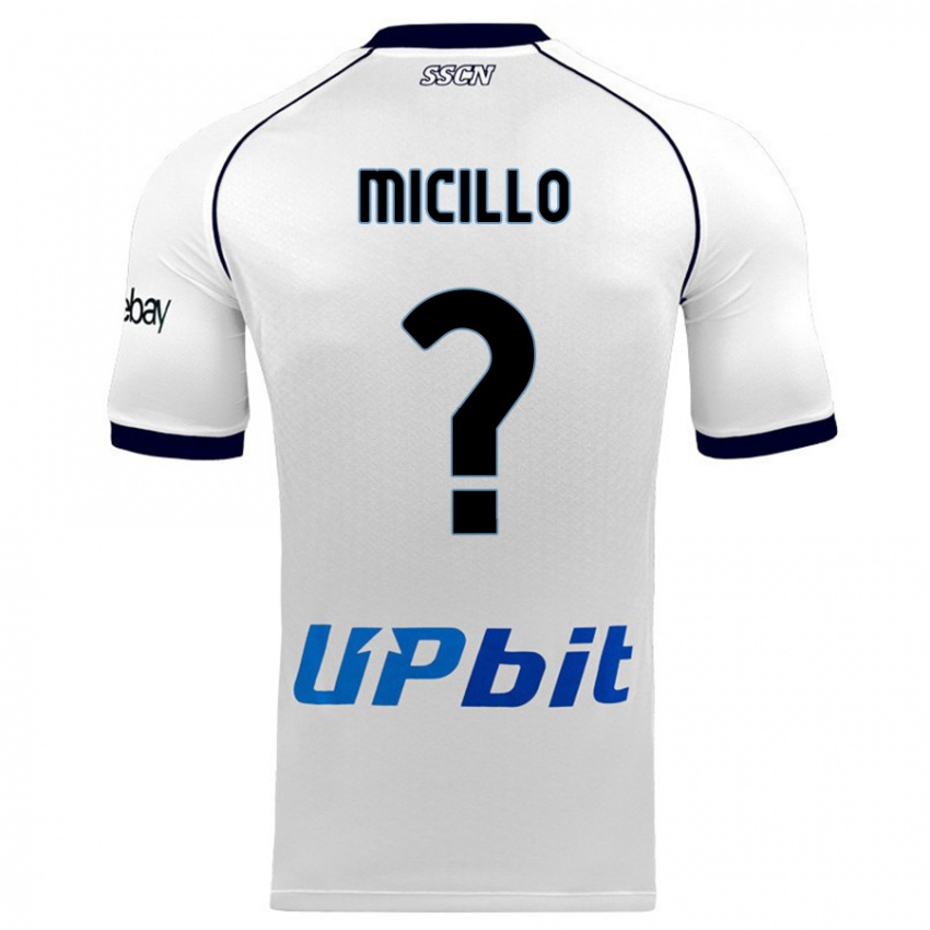 Herren Salvatore Micillo #0 Weiß Auswärtstrikot Trikot 2023/24 T-Shirt Österreich