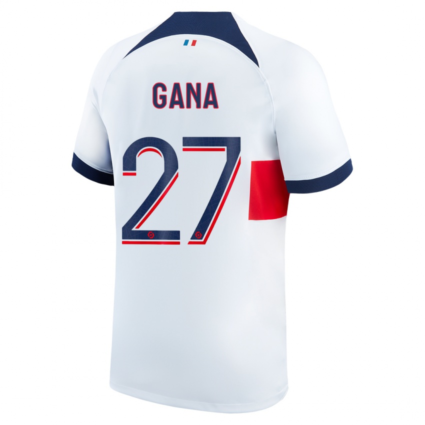 Herren Idrissa Gana Gueye #27 Weiß Auswärtstrikot Trikot 2023/24 T-Shirt Österreich