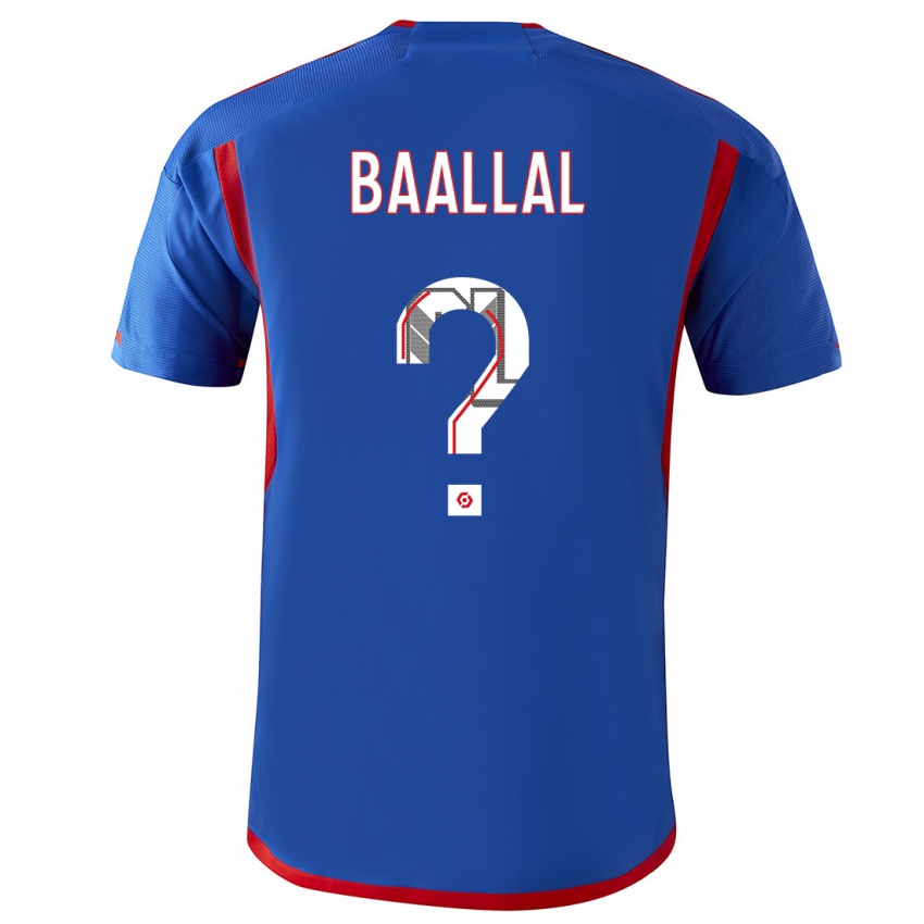 Herren Abdellah Baallal #0 Blau Rot Auswärtstrikot Trikot 2023/24 T-Shirt Österreich