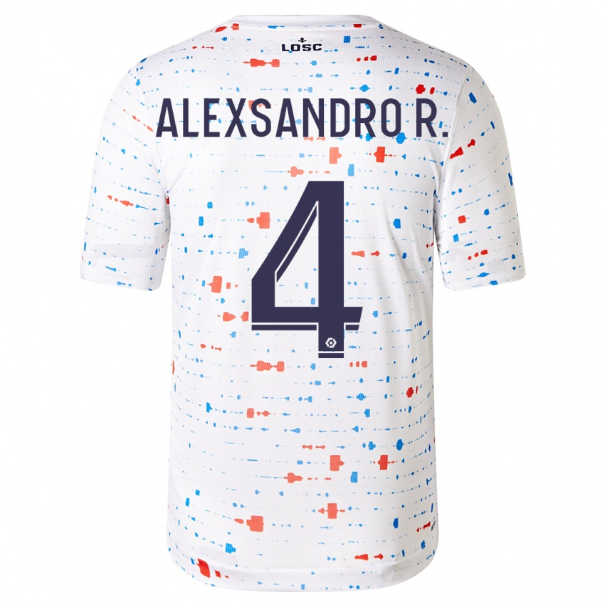 Herren Alexsandro Ribeiro #4 Weiß Auswärtstrikot Trikot 2023/24 T-Shirt Österreich