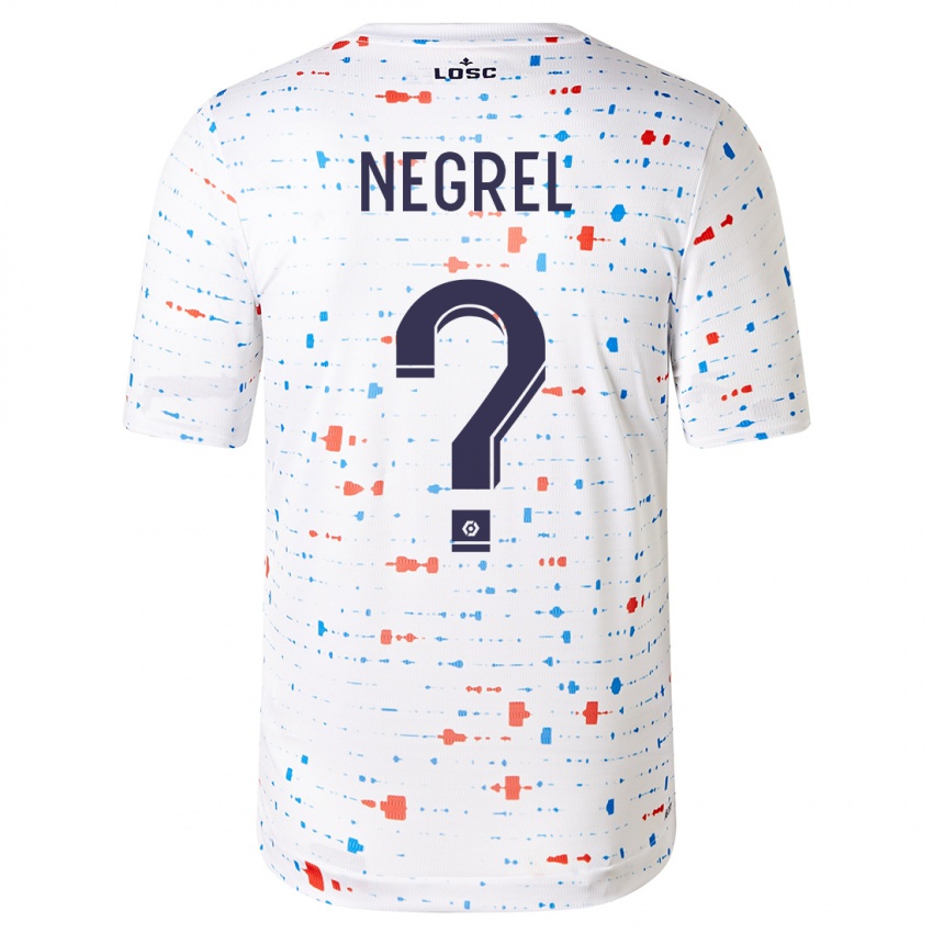 Herren Tom Negrel #0 Weiß Auswärtstrikot Trikot 2023/24 T-Shirt Österreich