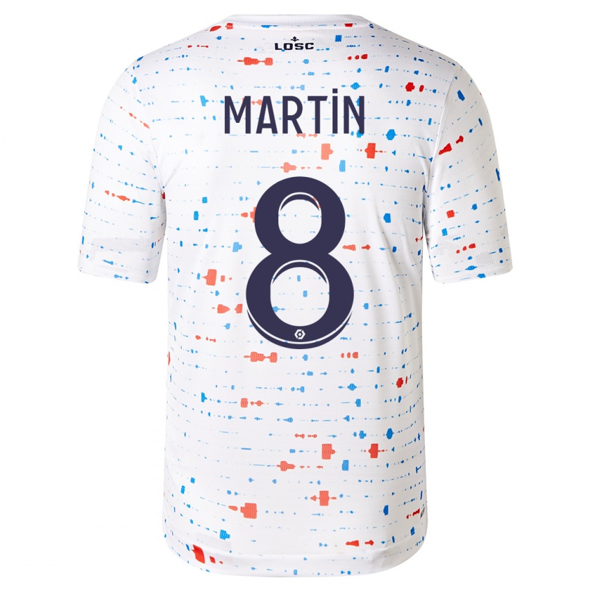 Herren Jonas Martin #8 Weiß Auswärtstrikot Trikot 2023/24 T-Shirt Österreich