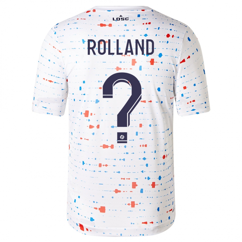 Herren Baptiste Rolland #0 Weiß Auswärtstrikot Trikot 2023/24 T-Shirt Österreich