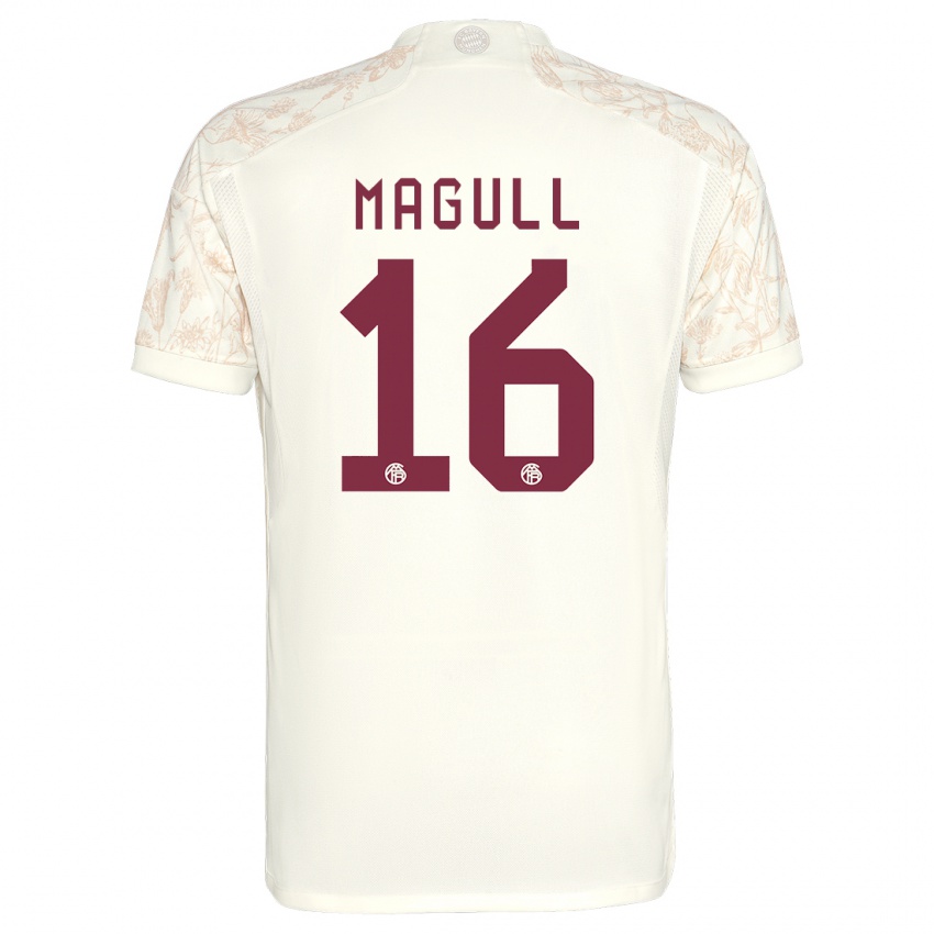 Herren Lina Magull #16 Cremefarben Ausweichtrikot Trikot 2023/24 T-Shirt Österreich