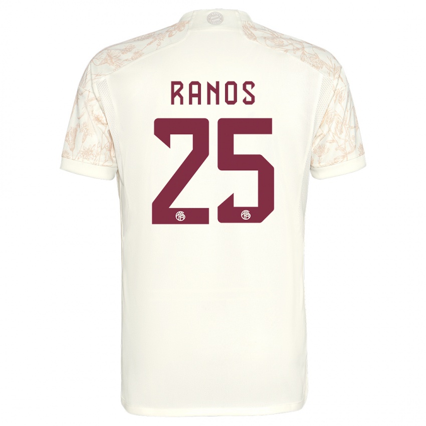 Herren Grant-Leon Ranos #25 Cremefarben Ausweichtrikot Trikot 2023/24 T-Shirt Österreich