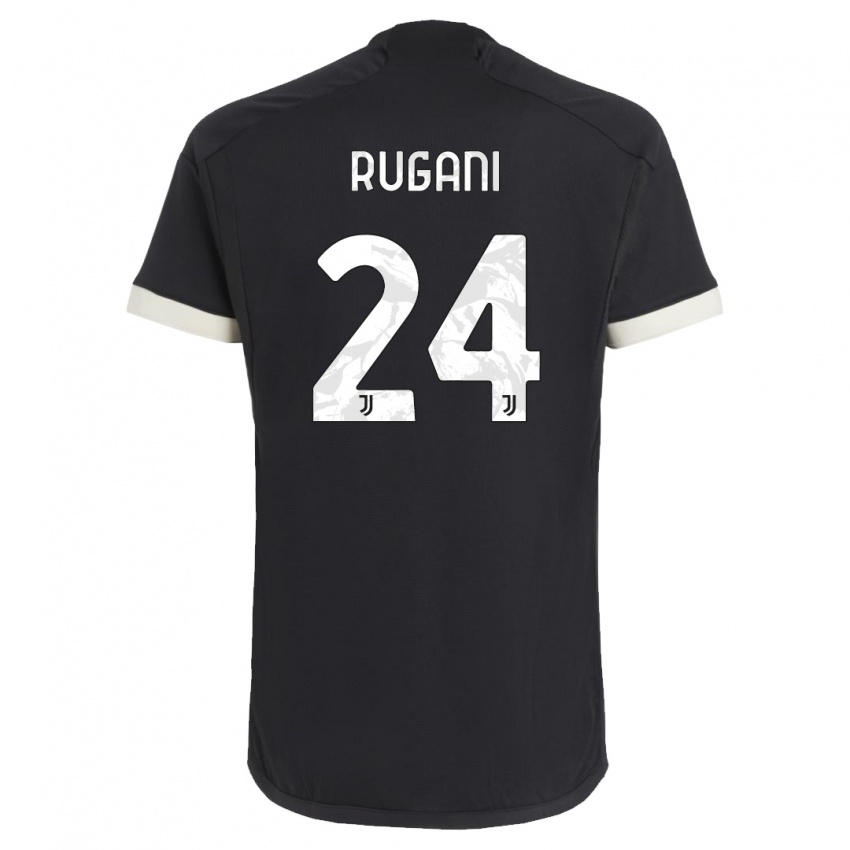 Herren Daniele Rugani #24 Schwarz Ausweichtrikot Trikot 2023/24 T-Shirt Österreich