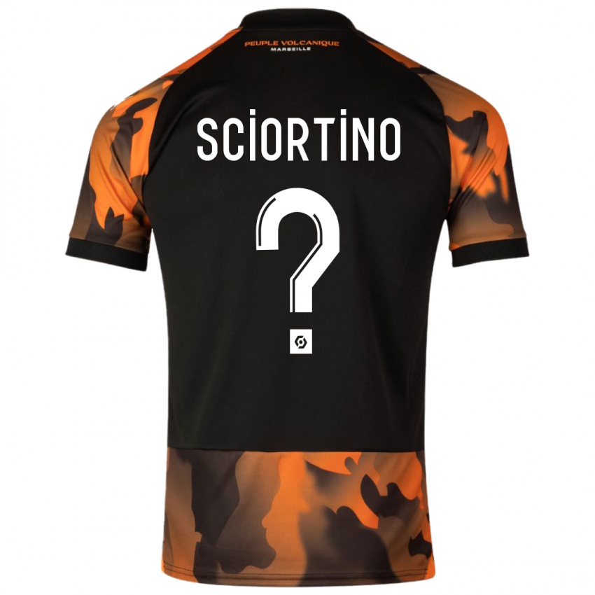 Herren Paolo Sciortino #0 Schwarzorange Ausweichtrikot Trikot 2023/24 T-Shirt Österreich