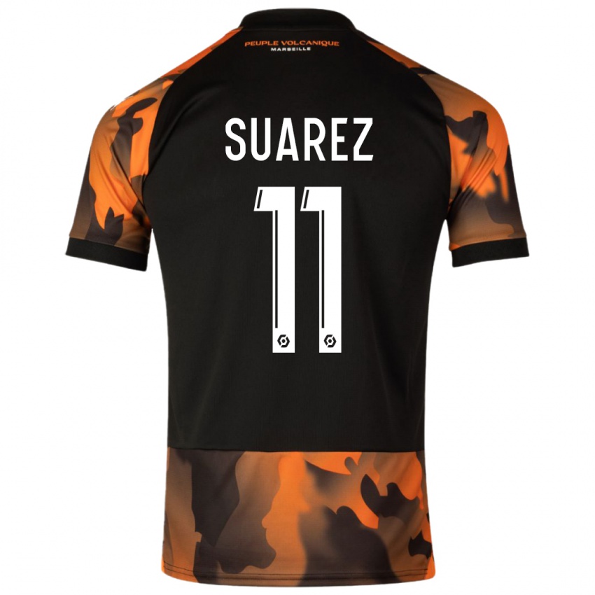 Herren Luis Suarez #11 Schwarzorange Ausweichtrikot Trikot 2023/24 T-Shirt Österreich