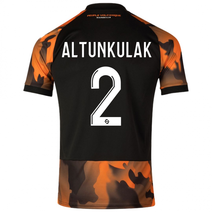 Herren Selen Altunkulak #2 Schwarzorange Ausweichtrikot Trikot 2023/24 T-Shirt Österreich