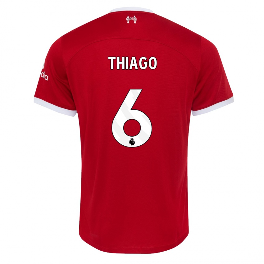 Damen Thiago #6 Rot Heimtrikot Trikot 2023/24 T-Shirt Österreich