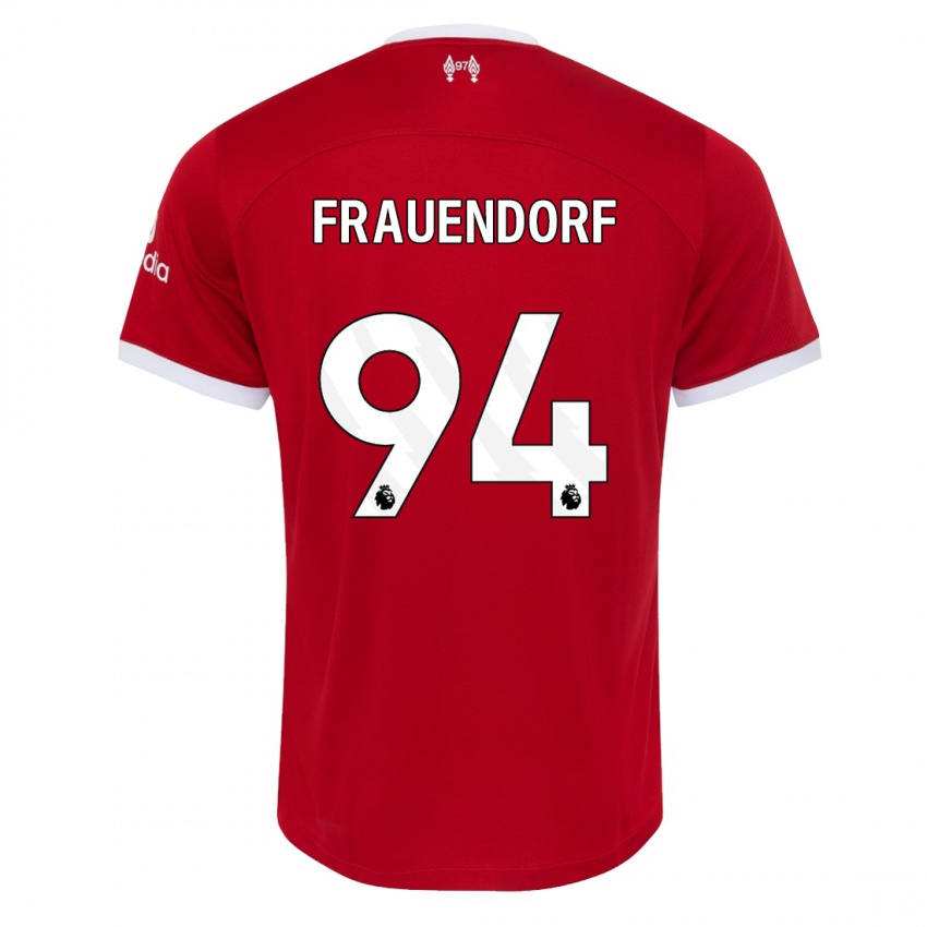 Damen Melkamu Frauendorf #94 Rot Heimtrikot Trikot 2023/24 T-Shirt Österreich