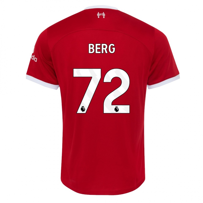 Damen Sepp Van Den Berg #72 Rot Heimtrikot Trikot 2023/24 T-Shirt Österreich