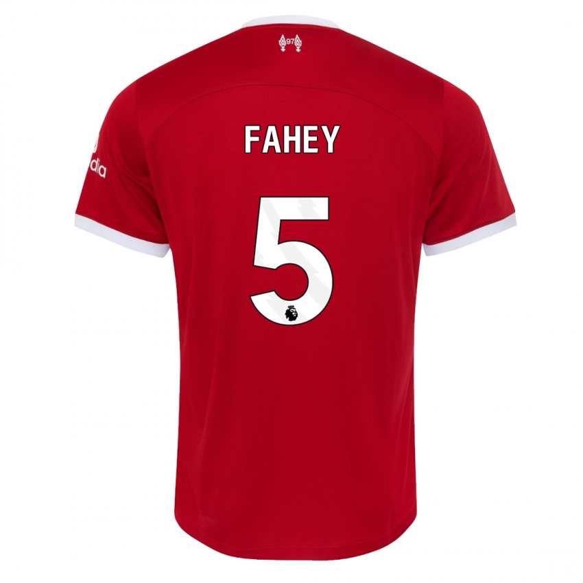 Damen Niamh Fahey #5 Rot Heimtrikot Trikot 2023/24 T-Shirt Österreich
